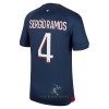 Officiële Voetbalshirt Paris Saint-Germain Sergio Ramos 4 Thuis 2023-24 - Heren